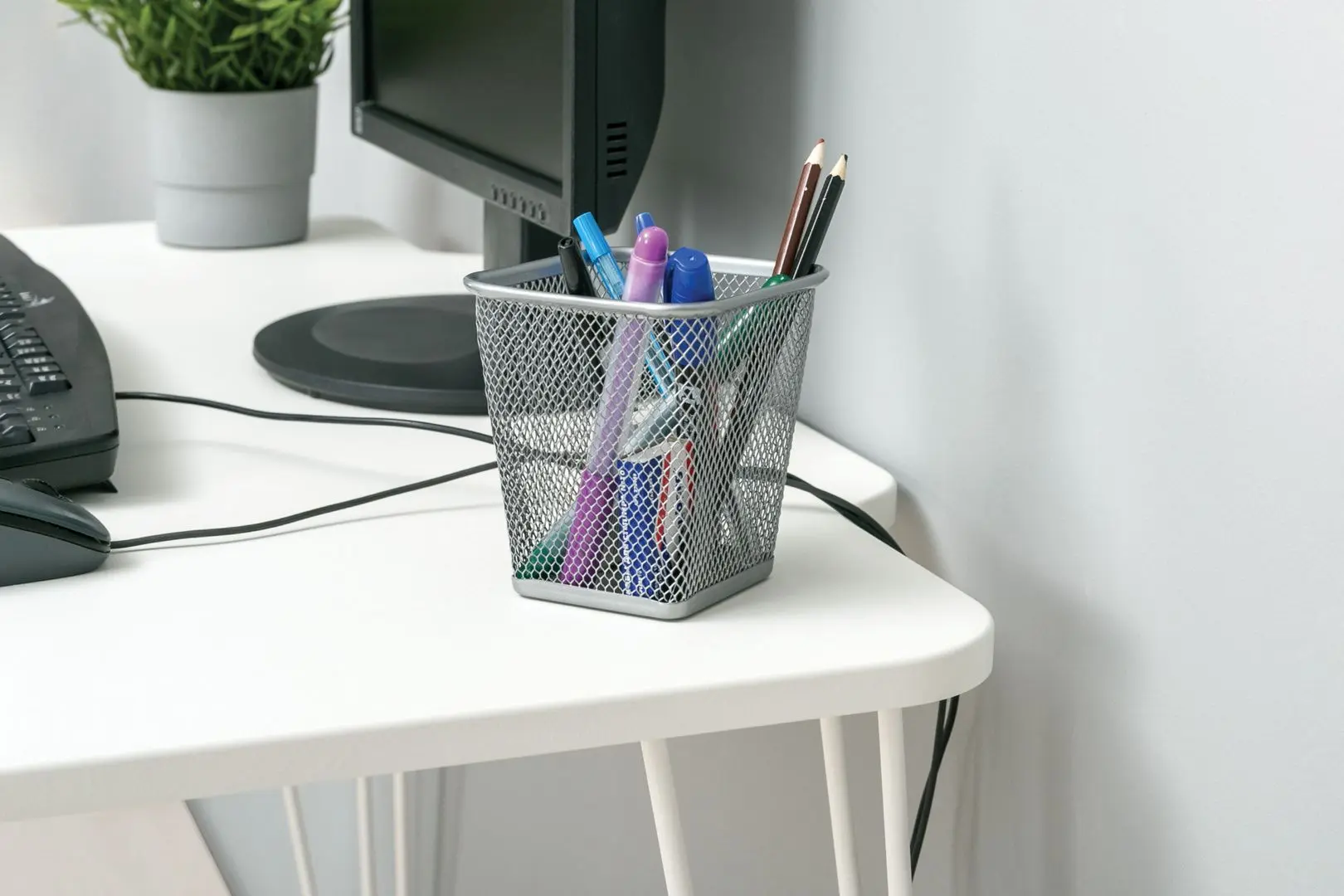 Masa pentru calculator Mobi Bazis 4 12.81 (White Shagreen) - 3