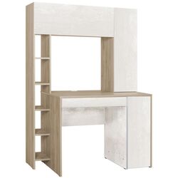 Masa de calculator Mobi Komfort 12.71 (Craft Oak Gray/Silk Stone)