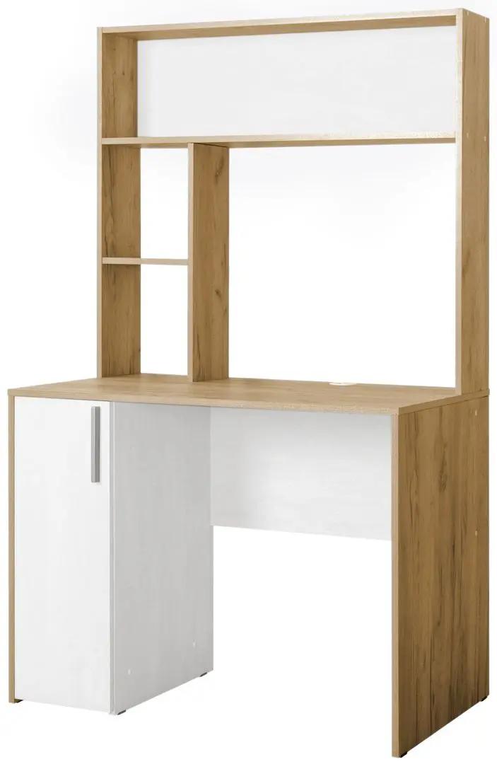 Стол компьютерный Mobi Комфорт 12.72 (Дуб Крафт Золотой/Белая Аляска)