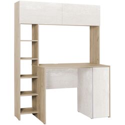 Masa de calculator Mobi Komfort 12.73 (Craft Oak Gray/Silk Stone)