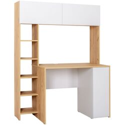 Стол компьютерный Mobi Комфорт 12.73 (Дуб Сонома/Белый)