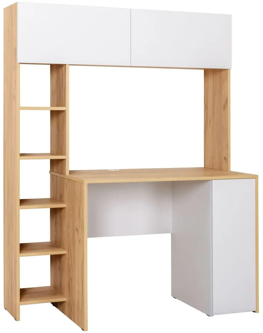 Masa de calculator Mobi Komfort 12.73 (Sonoma Oak/White)