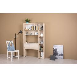 Masa de calculator Mobi Komfort 12.94 (Gascon Pine Light/White) Thumb