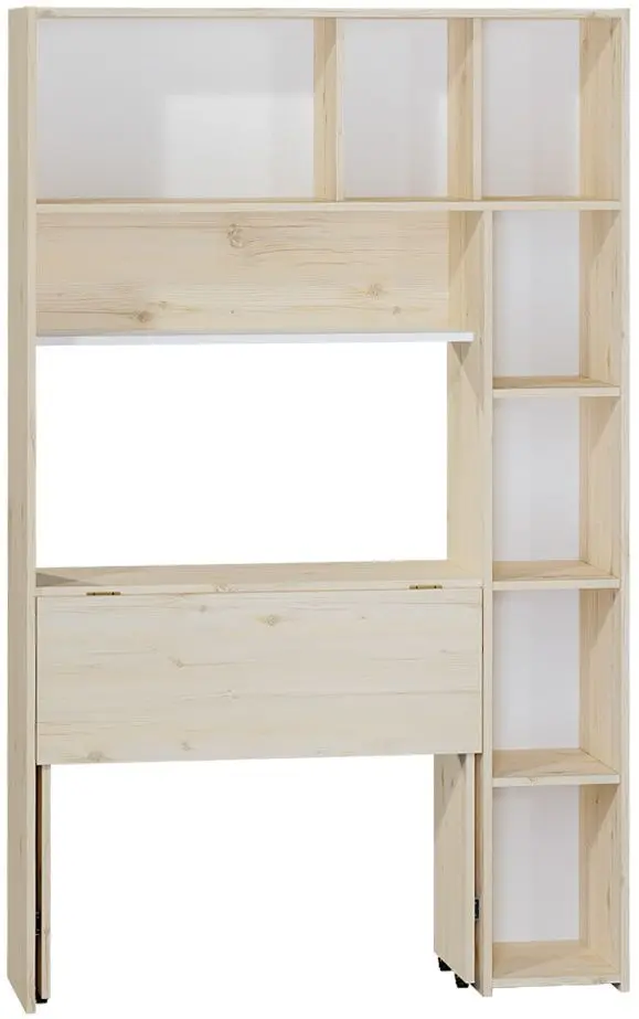 Masa de calculator Mobi Komfort 12.94 (Gascon Pine Light/White)