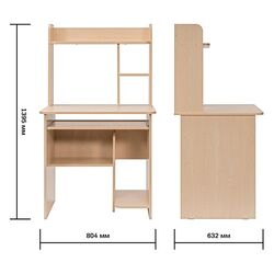 Masa de calculator Mobi Komfort 3 СК (Pallada oak) Thumb