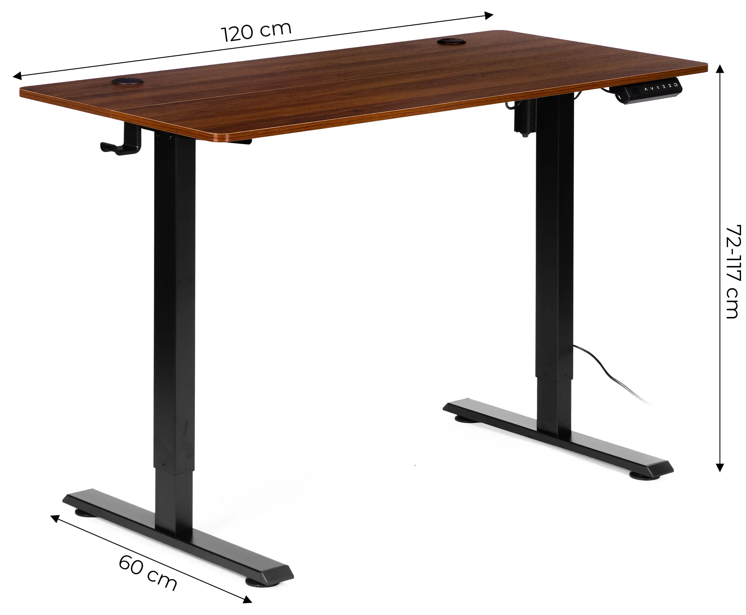 Игровой компьютерный стол Modern Home JNI-D45A-1-5 (Brown) - 6