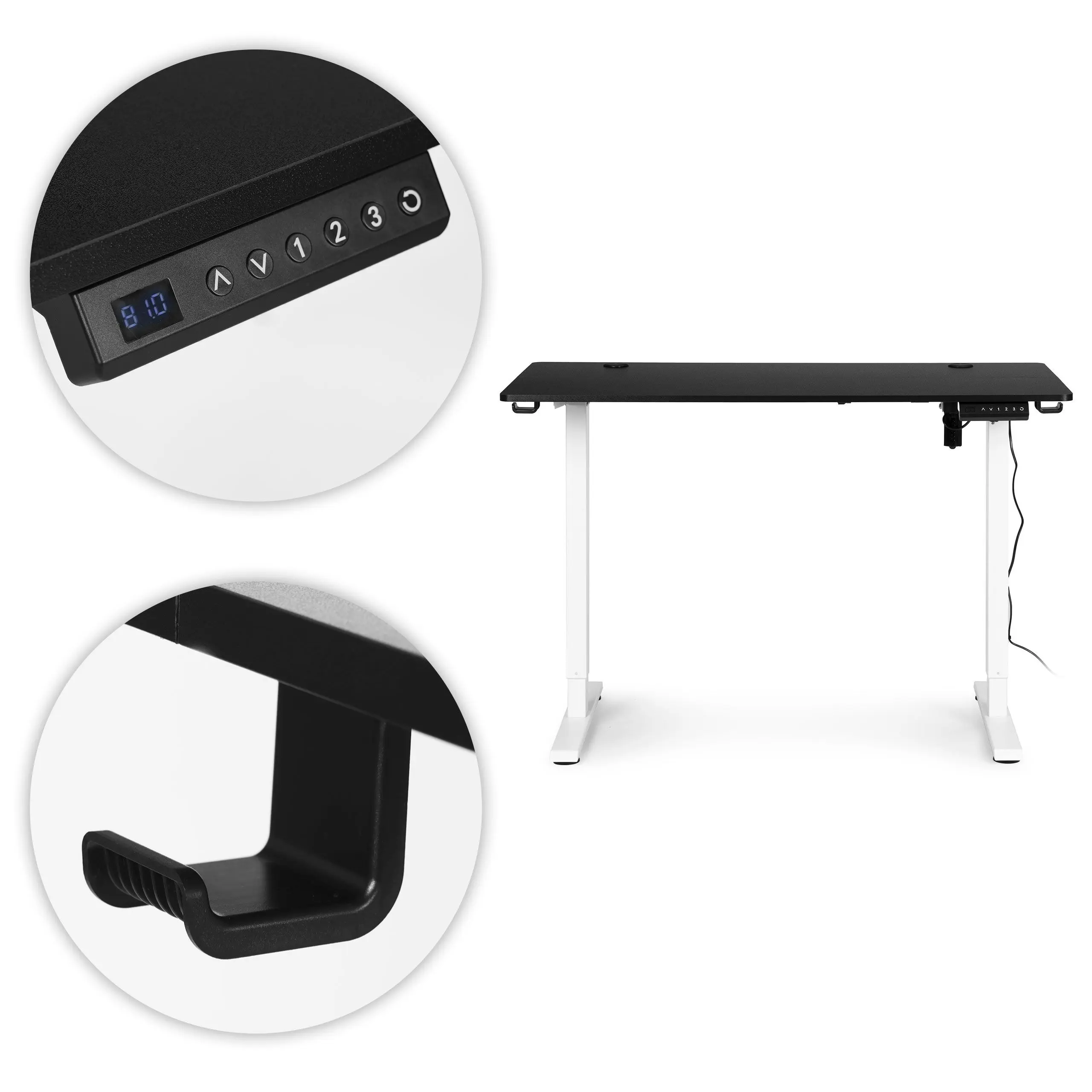 Игровой компьютерный стол Modern Home JNI-D45A-5-16 (Black/White) - 3