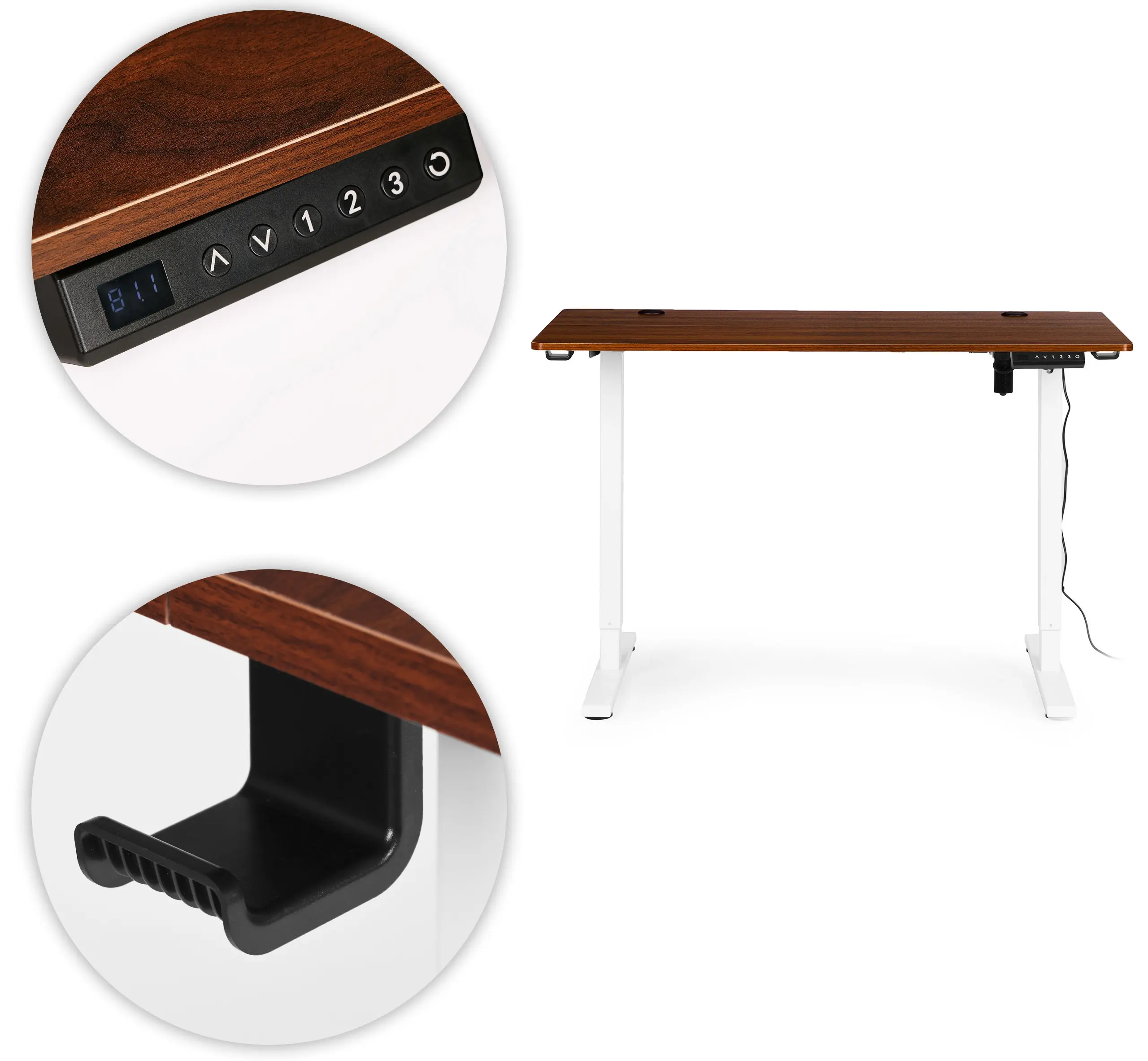 Masa de calculator gaming Modern Home JNI-D45A-5-5 (Brown) - 3