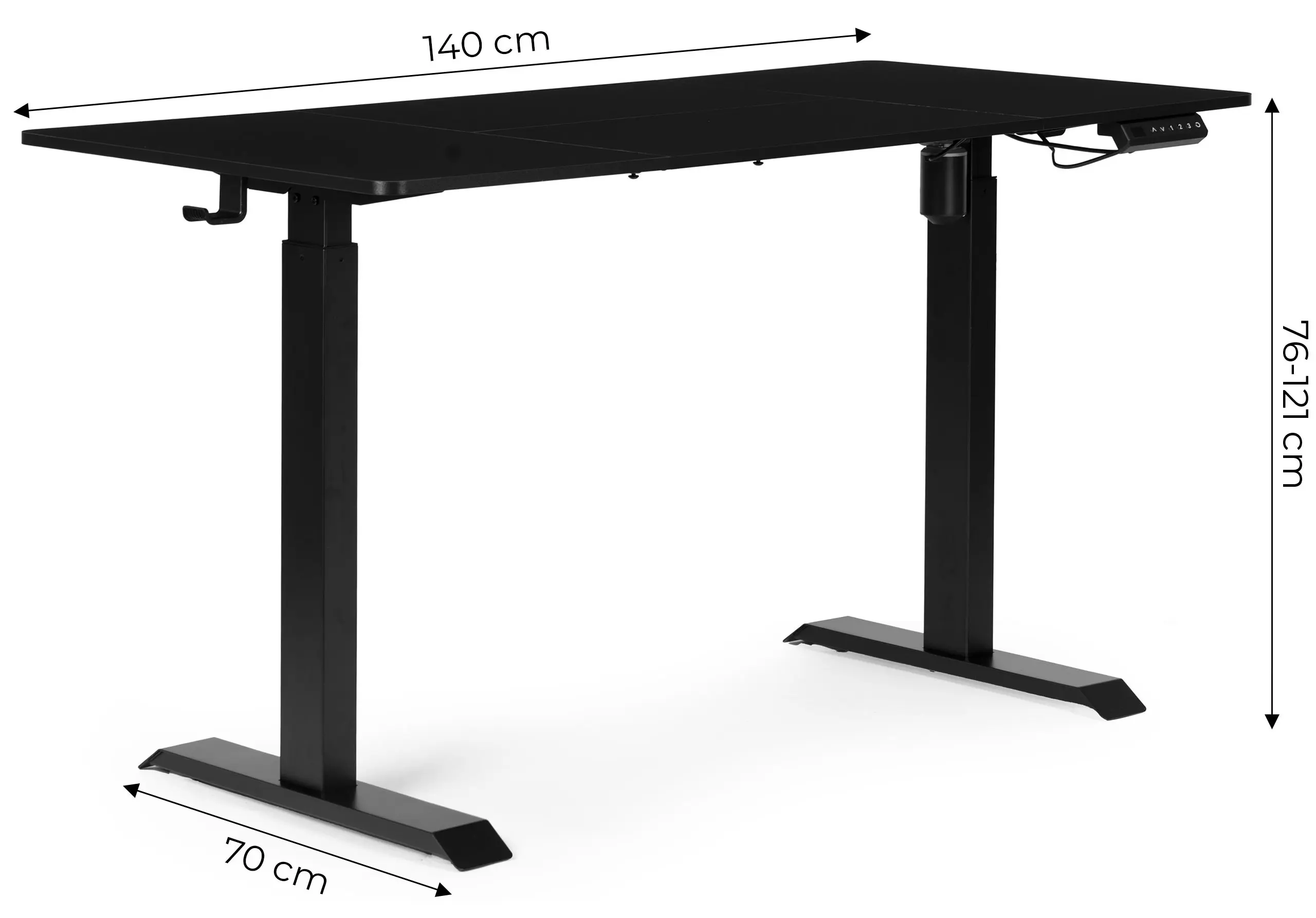 Игровой компьютерный стол Modern Home JNI-D60-1-16 (Black) - 5