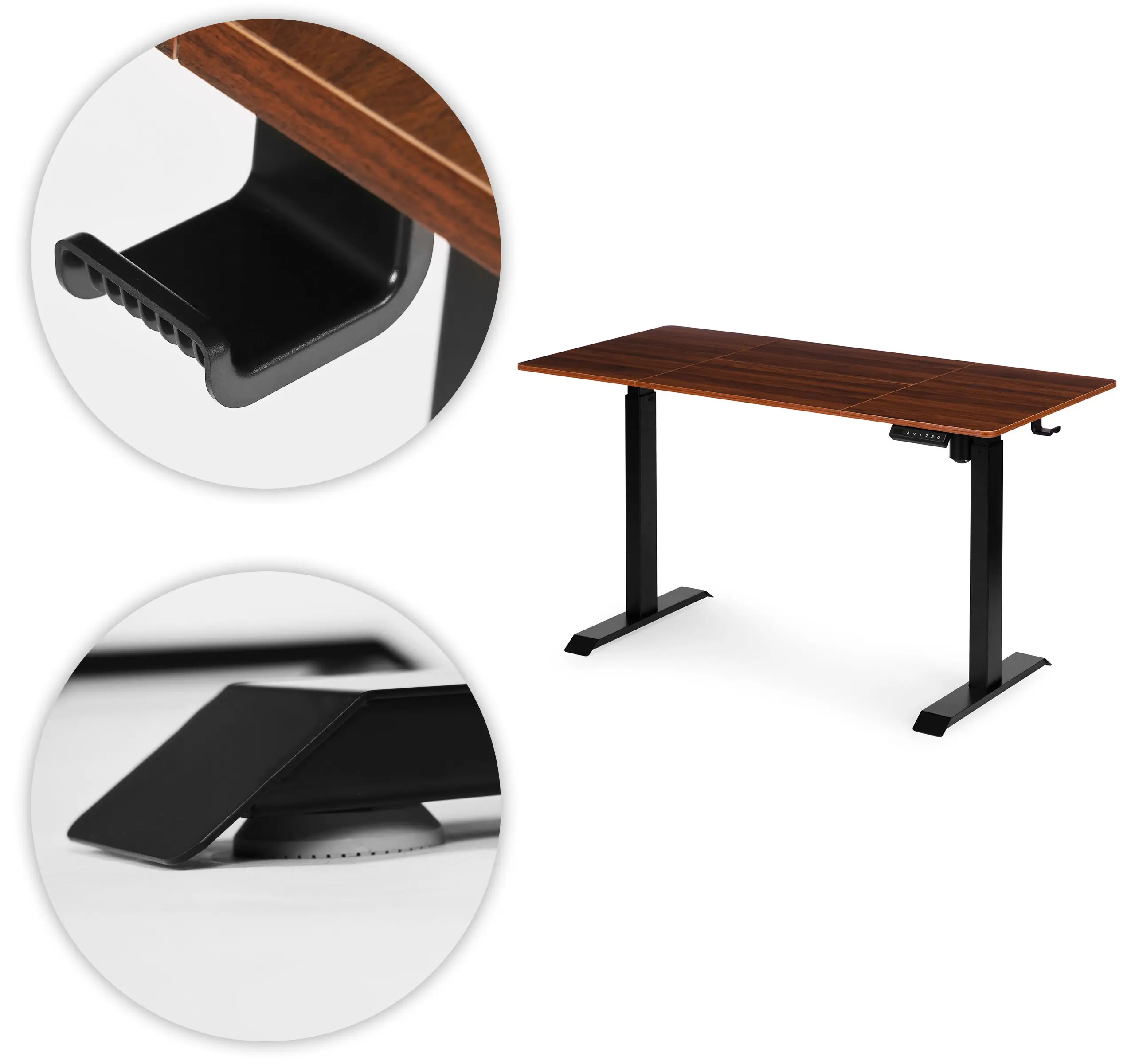 Masa de calculator gaming Modern Home JNI-D60-1-5 (Brown) - 3