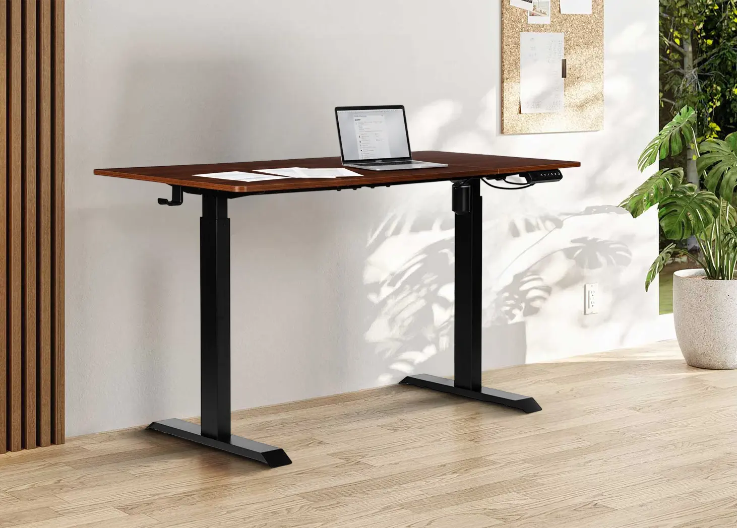 Masa de calculator gaming Modern Home JNI-D60-1-5 (Brown)