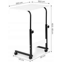 Masa pentru laptop Modern Home PJJCT0135-60B (White/Black) Thumb