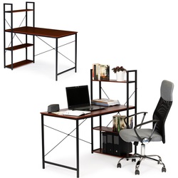 Masa pentru calculator Modern Home PJJCT0002-303 (Black/Dark Brown) Thumb