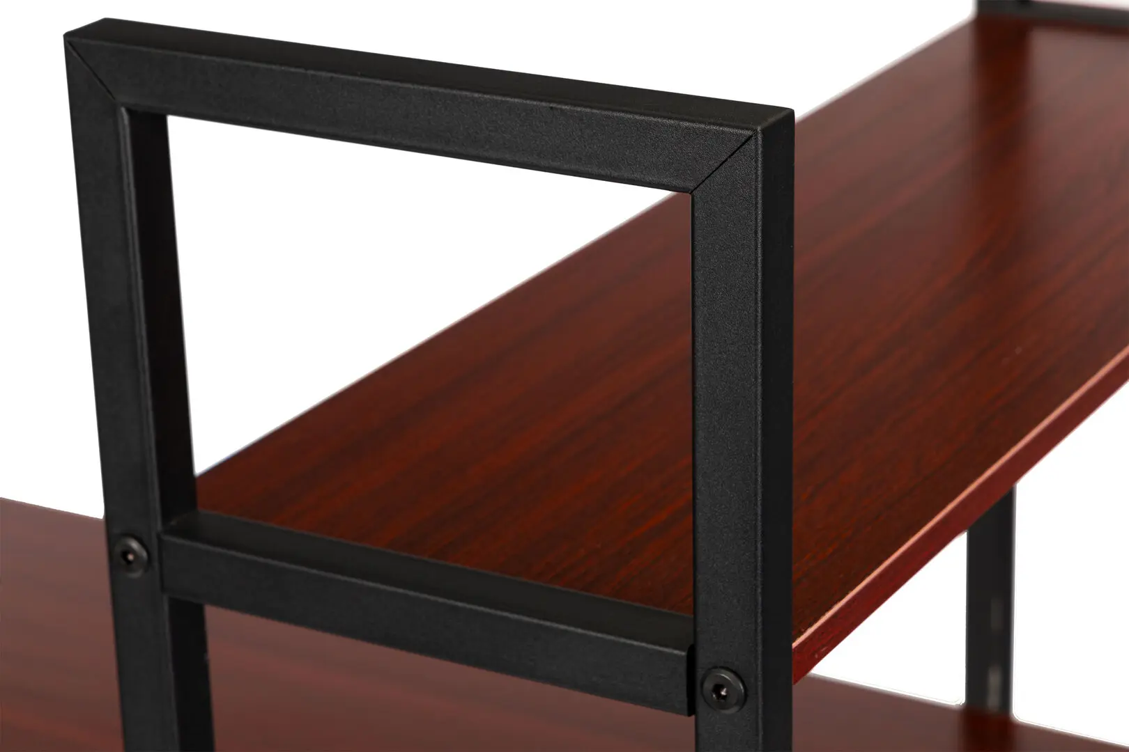 Masa pentru calculator Modern Home PJJCT0002-303 (Black/Dark Brown)