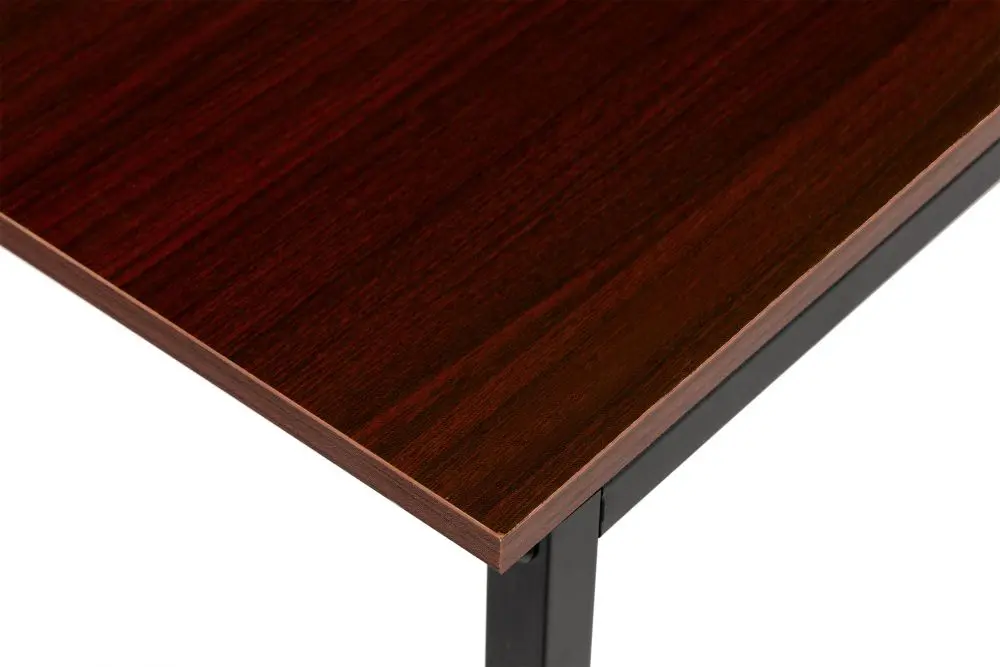 Masa pentru calculator Modern Home PJJCT0002-303 (Black/Dark Brown)