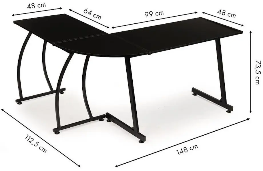 Стол компьютерный Modern Home PJJCT0136 (Black)