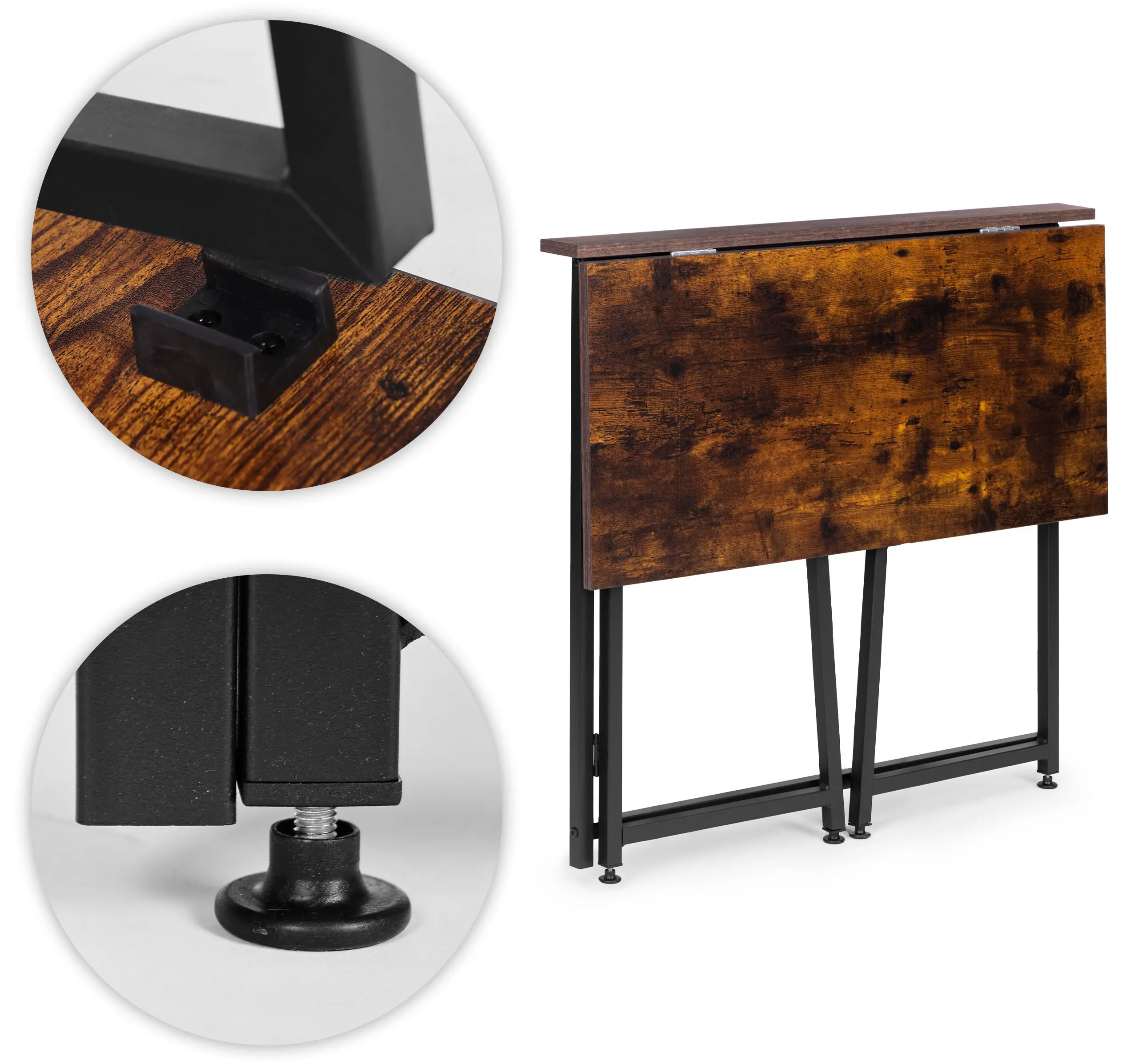 Masa de calculator Modern Home TH-FD-7-16 (Brown/Black) - 4