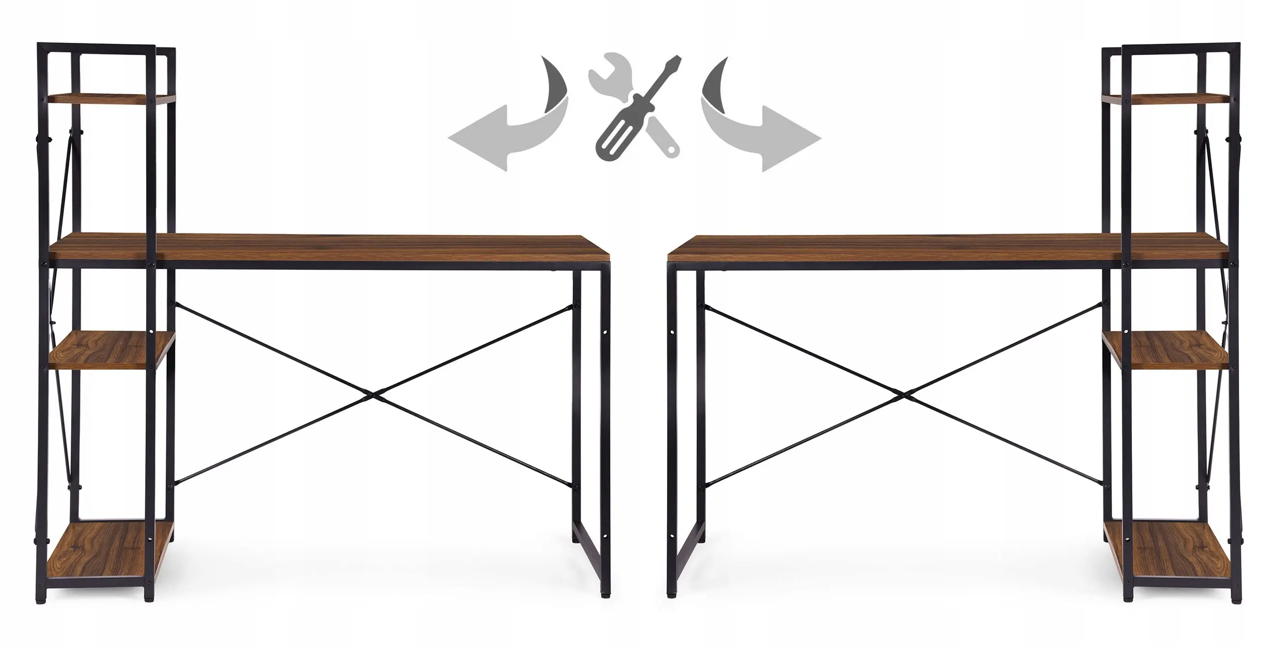 Masa de calculator Modern Home TH-SD-15 (Dark Walnut) - 3