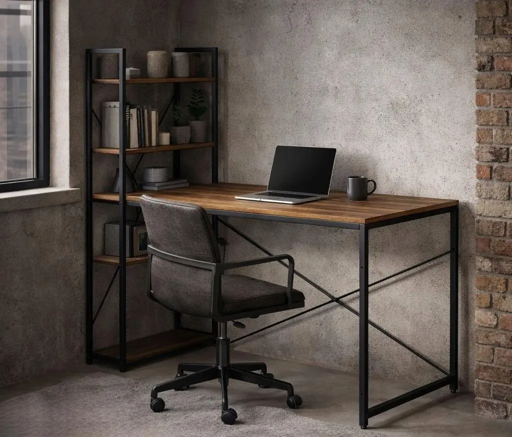 Masa de calculator Modern Home TH-SD-15 (Dark Walnut)