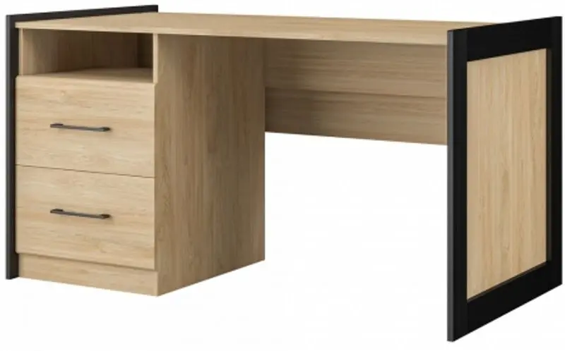 Masa de birou Неман Stenli МН-037-26 (Provence Oak/Black)