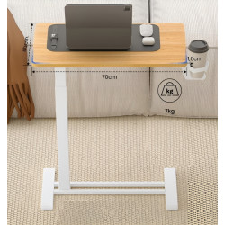 Masa pentru laptop H3M-7040 (Oak/White) Thumb