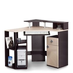 Masa de calculator Олмеко Koster-7 (Wenge Oak/Maple Asia)