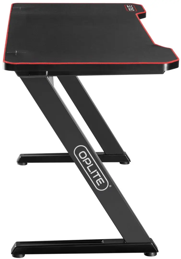 Игровой компьютерный стол OPLITE Tilt (Black/Red)