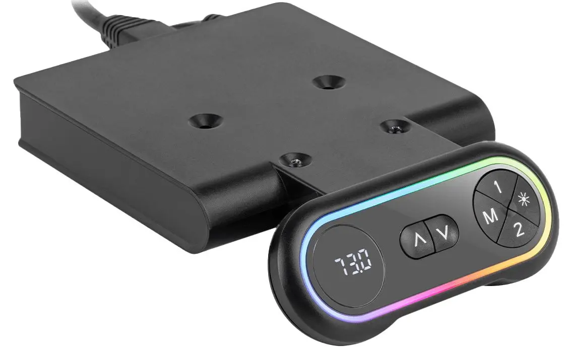 Masa pentru calculator gaming Serioux Elysium LED RGB (Black) - 7