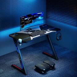 Masa pentru calculator gaming Serioux Glitch (Black)