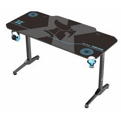 Masa de calculator gaming Serioux Radiance SRXGT-RADIANCE-B (Black/Blue) Thumb