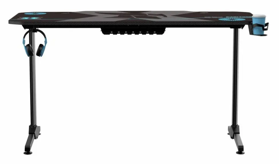 Masa de calculator gaming Serioux Radiance SRXGT-RADIANCE-B (Black/Blue) - 4