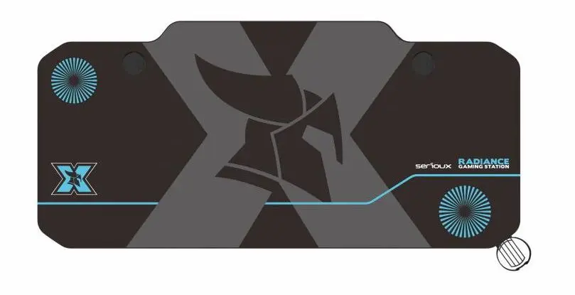 Masa de calculator gaming Serioux Radiance SRXGT-RADIANCE-B (Black/Blue) - 5