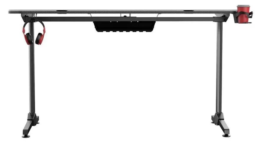 Masa de calculator gaming Serioux Radiance SRXGT-RADIANCE-R (Black/Red) - 2