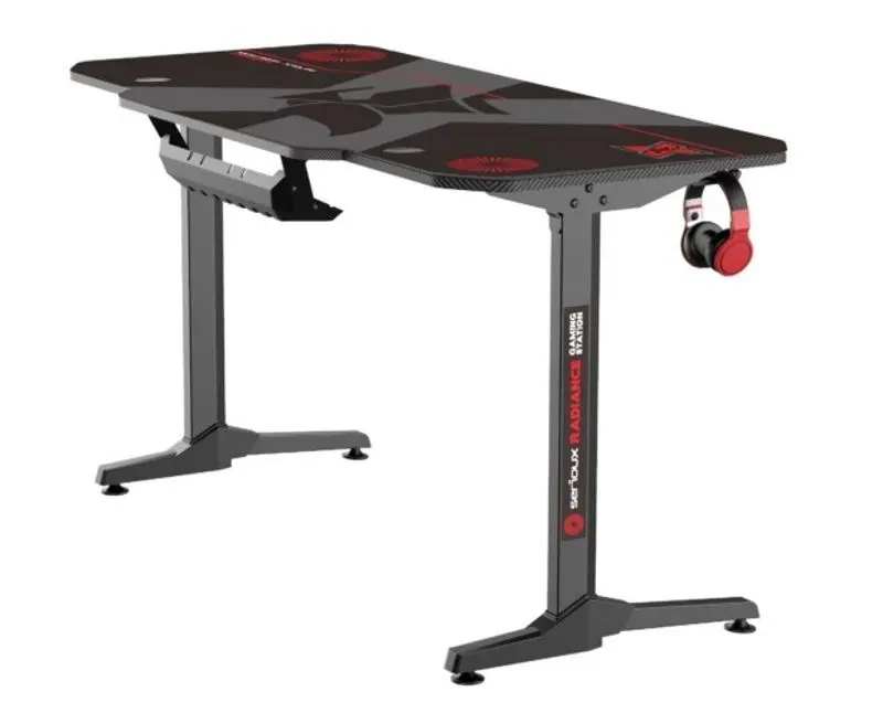 Masa de calculator gaming Serioux Radiance SRXGT-RADIANCE-R (Black/Red) - 3