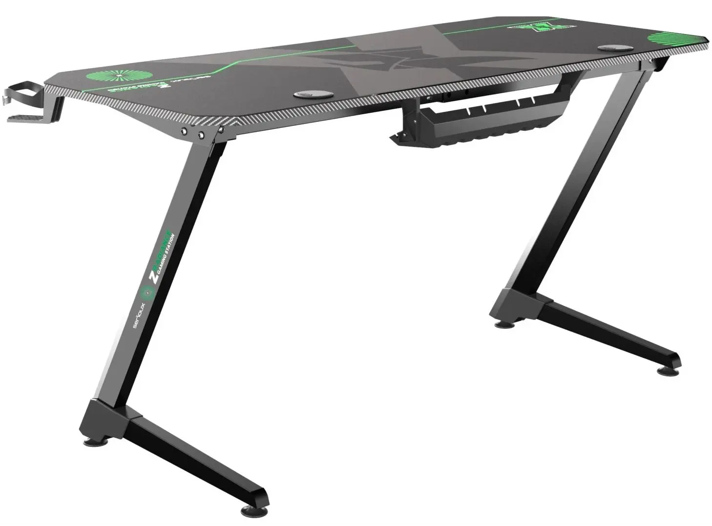 Masa de calculator gaming Serioux zRadiance SRXGT-ZRADIANCE-G (Black/Green)