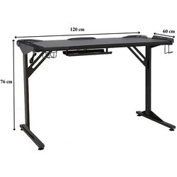 Masa pentru calculator Signal B-216 (Black) Thumb