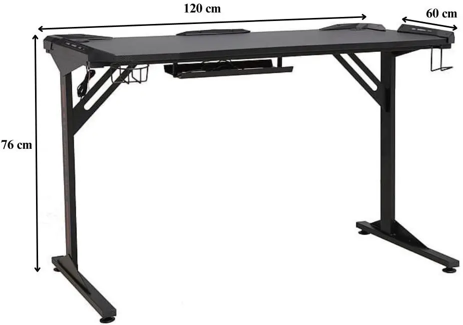 Masa pentru calculator Signal B-216 (Black)