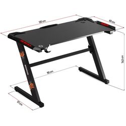 Masa de calculator cu iluminatie Sofotel LED Crit (Black) Thumb