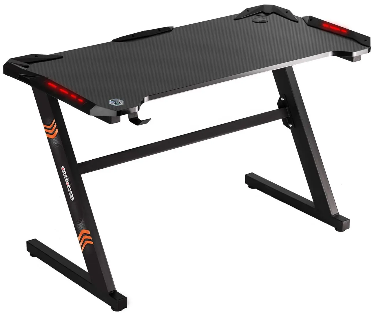 Masa de calculator cu iluminatie Sofotel LED Crit (Black)