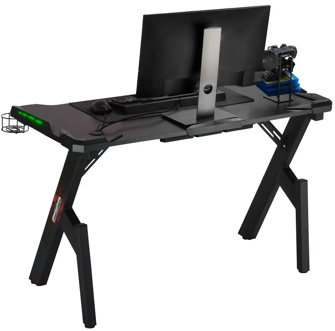 Стол компьютерный с подсветкой Sofotel LED Ult (Black) - 3