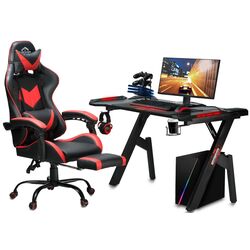 Стол компьютерный с подсветкой Sofotel LED Ult (Black) Thumb