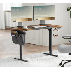 Компьютерный стол Songmics LSD015X01 (Rustic Brown/Black) Thumb