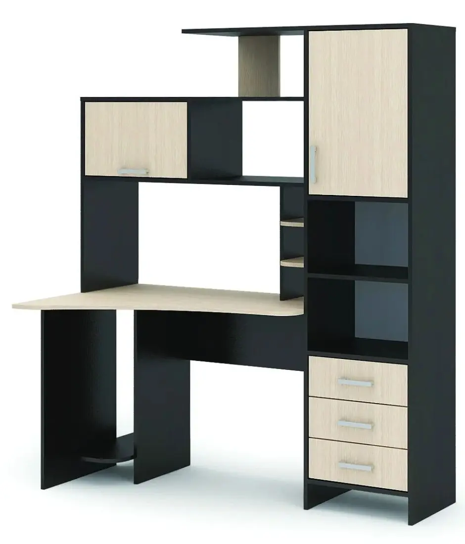 Стол компьютерный Стендмебель №6 (Дуб Белфорт/Венге)