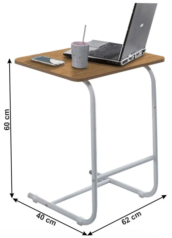 Стол для ноутбука Tempo Kondela Marone (Oak/White)