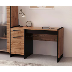 Masa pentru calculator Tempo Kondela Amoni 1D1S 130 (Wotan Oak/Black)