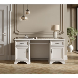 Masa de calculator Tempo Kondela Kentak BIU2D2S (Alpine White)