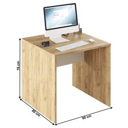 Masa de birou Tempo Kondela Rioma Typ 17 (Artisan Oak/White) Thumb