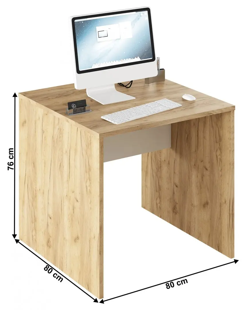 Masa de birou Tempo Kondela Rioma Typ 17 (Artisan Oak/White)