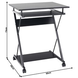 Стол компьютерный Tempo Kondela Tarak (Black) Thumb