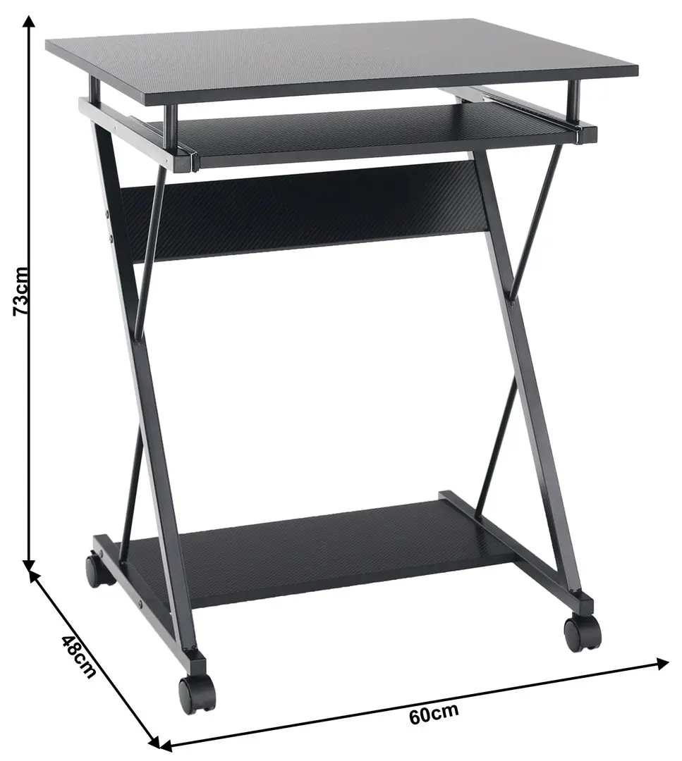 Стол компьютерный Tempo Kondela Tarak (Black)